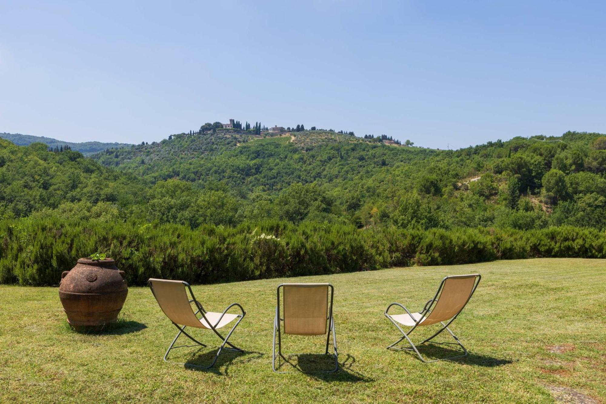 Foresteria Castello Di Verrazzano Greve in Chianti Bagian luar foto