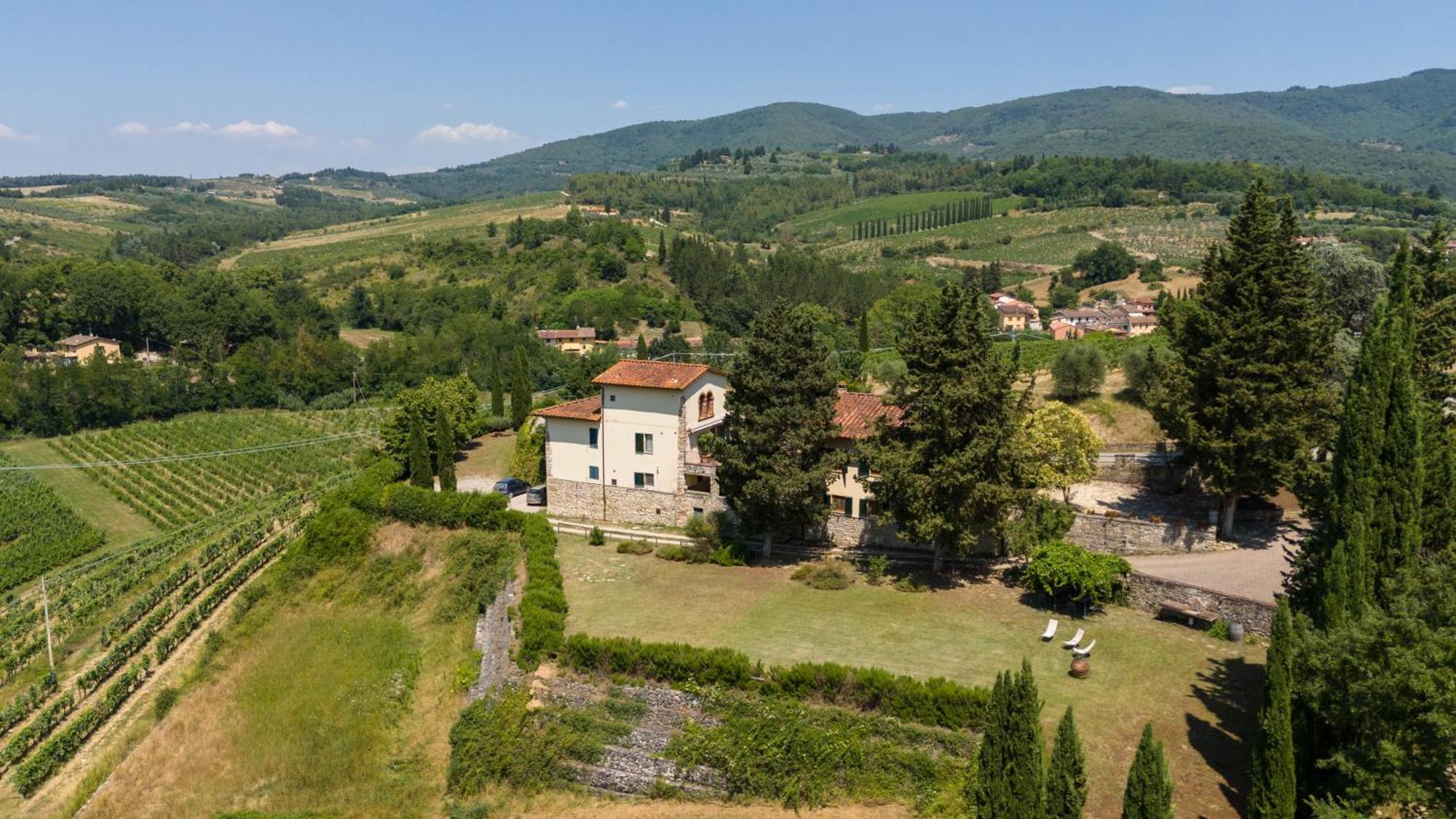 Foresteria Castello Di Verrazzano Greve in Chianti Bagian luar foto